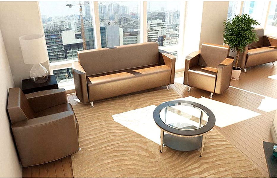 2-местный офисный диван Сити - вид 9